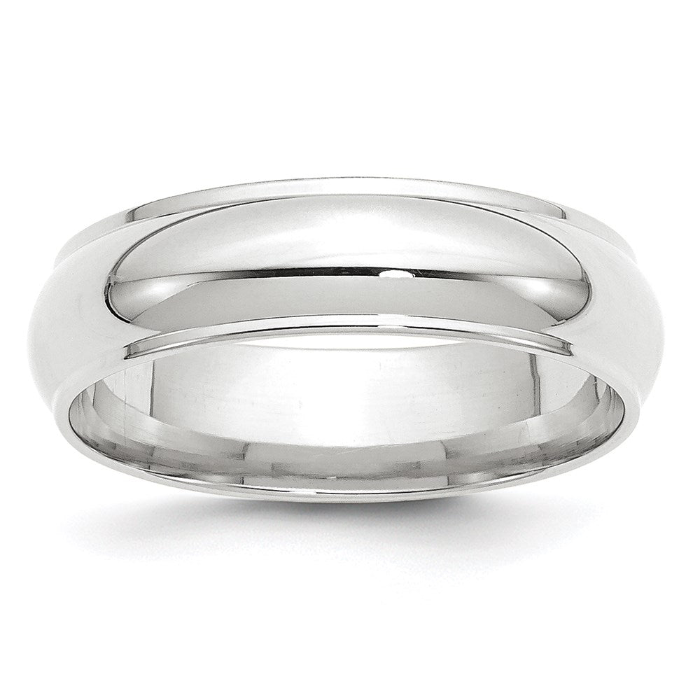 Half Round with Edge Wedding Band - WBC