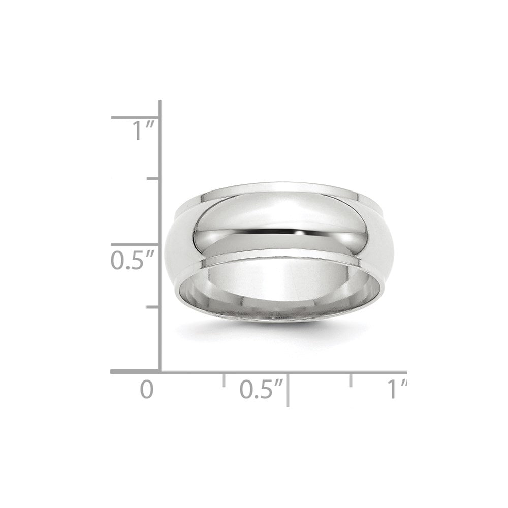 Half Round with Edge Wedding Band - WBC