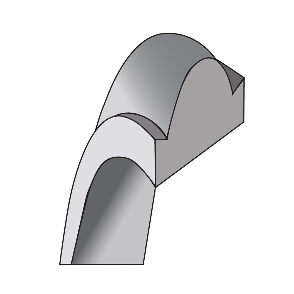 Half Round with Edge Band - WBC