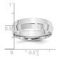 Knife Edge Comfort Fit Wedding Band - WBC