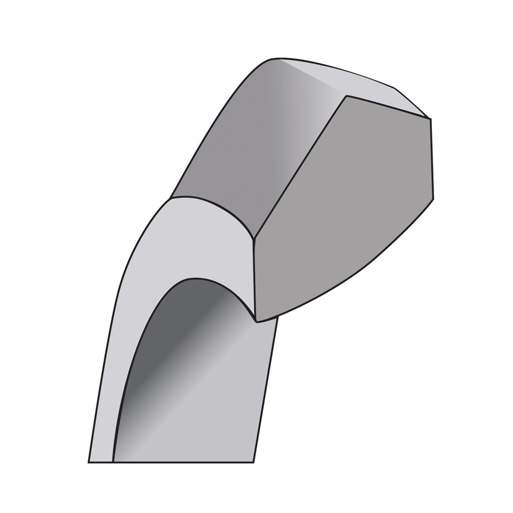 Knife Edge Comfort Fit Wedding Band - WBC