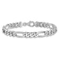 Hand Polished Figaro Link with Fancy Lobster Clasp Bracelet - WBC