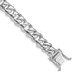 Hand Polished Rounded Curb Link with Box Catch Clasp Bracelet - WBC
