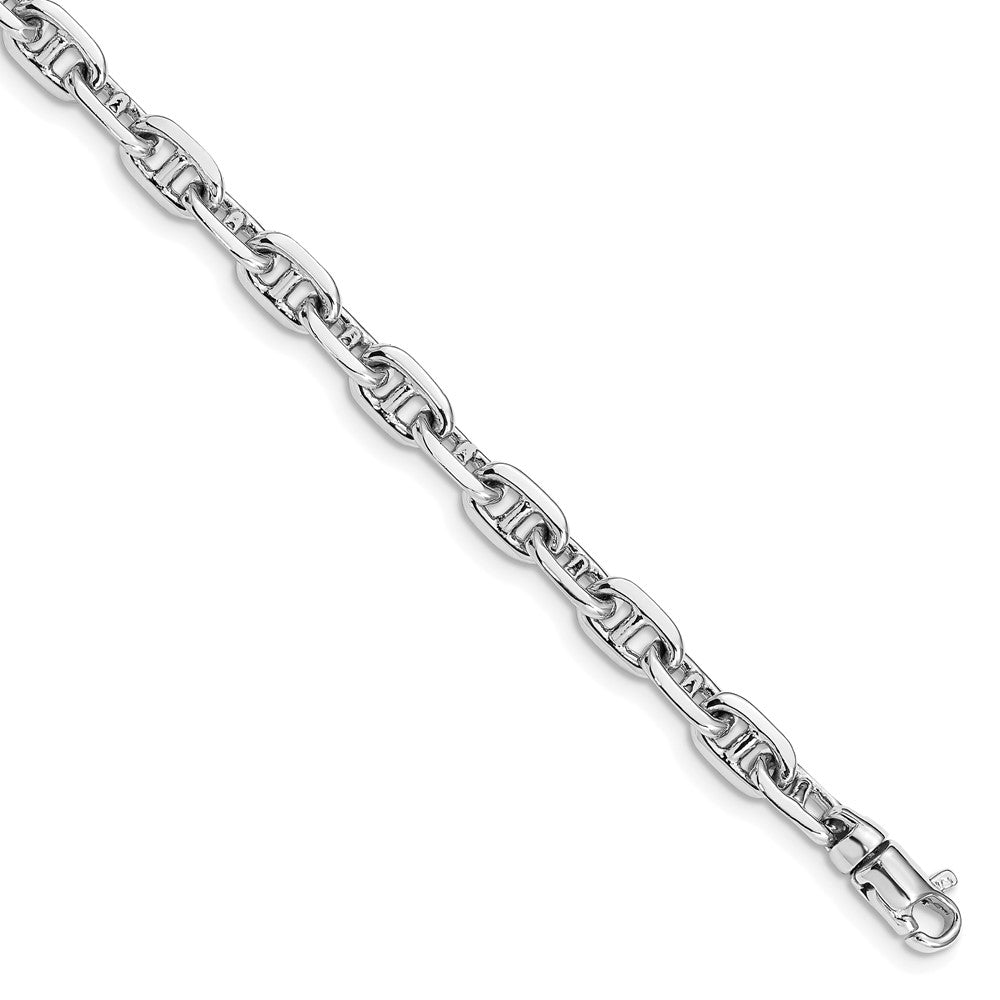 Hand Polished Fancy Link with Lobster Clasp Bracelet - WBC
