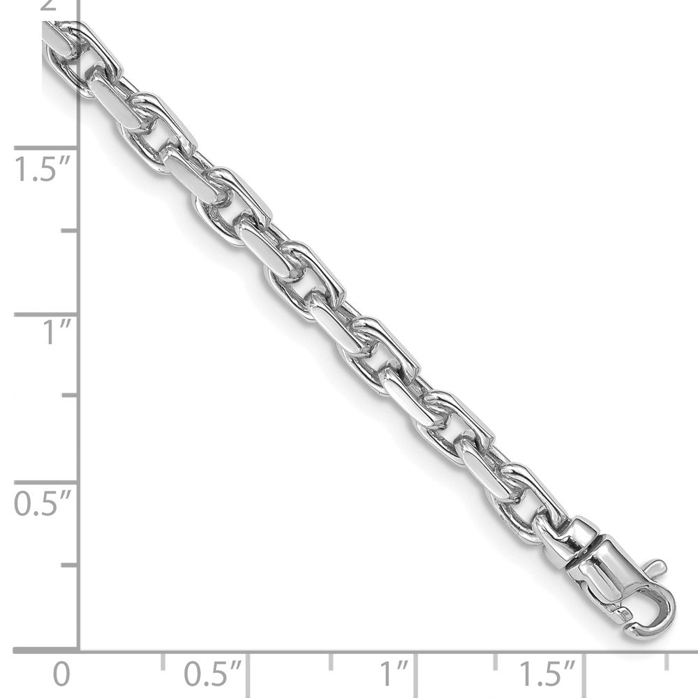 Hand Polished Fancy Link with Lobster Clasp Bracelet - WBC