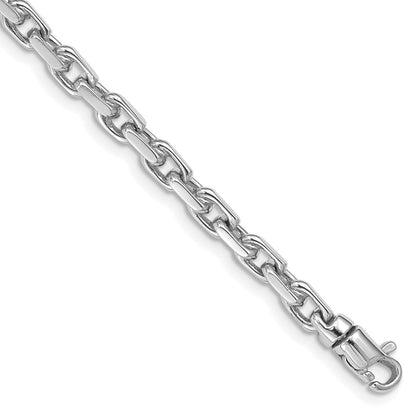 Hand Polished Fancy Link with Lobster Clasp Bracelet - WBC