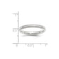 Milgrain Half Round Comfort Fit Wedding Band - WBC