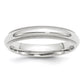 Milgrain Half Round Comfort Fit Wedding Band - WBC