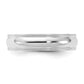 Milgrain Half Round Comfort Fit Wedding Band - WBC
