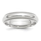 Milgrain Half Round Comfort Fit Wedding Band - WBC