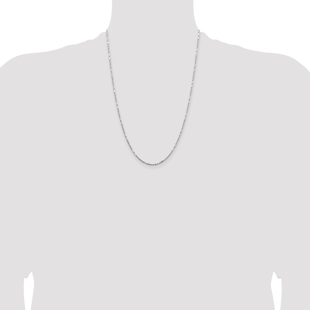 Diamond-cut Milano Rope with Lobster Clasp Chain - WBC