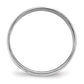 Lightweight Milgrain Half Round Wedding Band - WBC