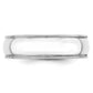 Lightweight Milgrain Half Round Wedding Band - WBC