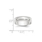 Lightweight Milgrain Half Round Wedding Band - WBC
