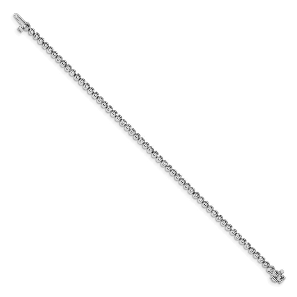 Holds 1 carat 56- Round Diamond 4-prong Tennis Bracelet Mounting - WBC