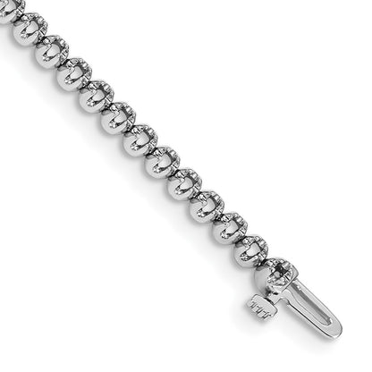 Holds 1 carat 56- Round Diamond 4-prong Tennis Bracelet Mounting - WBC