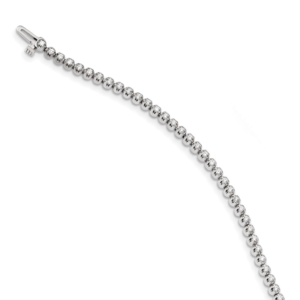 Complete 1 carat Round VS Diamond 4-prong Tennis Bracelet - WBC