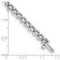 Holds 3.8 carat 41- Round Diamond 4-prong Tennis Bracelet Mounting - WBC