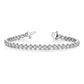 Holds 3.8 carat 41- Round Diamond 4-prong Tennis Bracelet Mounting - WBC