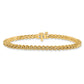 Holds 4.18 carat 53- Round Diamond 2-prong Tennis Bracelet Mounting - WBC