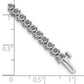 Holds 4.18 carat 53- Round Diamond 2-prong Tennis Bracelet Mounting - WBC