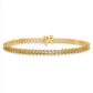Holds 5 carat 71- Princess Diamond 4-prong Tennis Bracelet Mounting - WBC