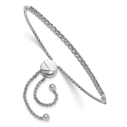 Holds 1 carat 25- Round Stones Adjustable Bracelet Mounting - WBC