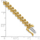 Holds 1.95 carat 50- Round Diamond Fancy Spiral Tennis Bracelet Mounting - WBC
