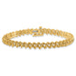 Holds 2.25 carat 43- Round Diamond Fancy Spiral Tennis Bracelet Mounting - WBC