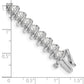 Holds 5 carat 36- Round Diamond Fancy Spiral Tennis Bracelet Mounting - WBC