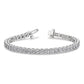Holds 7.5 carat 42- Round Diamond 4-prong Tennis Bracelet Mounting - WBC