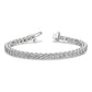 Holds 7.5 carat 42- Round Diamond 4-prong Tennis Bracelet Mounting - WBC