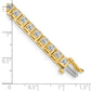 Holds 3.75 carat 37- Round Diamond 4-prong Tennis Bracelet Mounting - WBC
