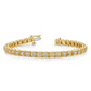 Holds 5.1 carat 34- Round Diamond 4-prong Tennis Bracelet Mounting - WBC