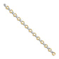 Two-tone Holds 13 Stones up to Satin Curved Bar Add-a-Diamond Bracelet - WBC