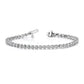 Holds 2.4 carat 59- Round Diamond 3-prong Tennis Bracelet Mounting - WBC