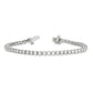 Holds 3.3 carat 56- Round Diamond 3-prong Tennis Bracelet Mounting - WBC