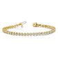 Holds 4.3 carat 47- Round Diamond 3-prong Tennis Bracelet Mounting - WBC