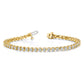 Holds 6.15 carat 41- Round Diamond 3-prong Tennis Bracelet Mounting - WBC