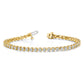 Holds 6.15 carat 41- Round Diamond 3-prong Tennis Bracelet Mounting - WBC