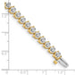 Holds 8.5 carat 37- Round Diamond 3-prong Tennis Bracelet Mounting - WBC