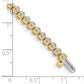 Holds 3.06 carat 52- Round Diamond 2-prong Tennis Bracelet Mounting - WBC