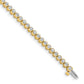 Holds 3.06 carat 52- Round Diamond 2-prong Tennis Bracelet Mounting - WBC