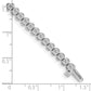 Holds 3.06 carat 52- Round Diamond 2-prong Tennis Bracelet Mounting - WBC