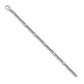 Holds 1 carat 5- Round Diamond Bezel Curb Link Bracelet Mounting - WBC