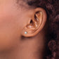3- Grey Round Freshwater Cultured Pearl Stud Post Earrings - WBC