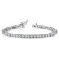 Holds 1.84 carat 66- Round Diamond 4-prong Tennis Bracelet Mounting - WBC