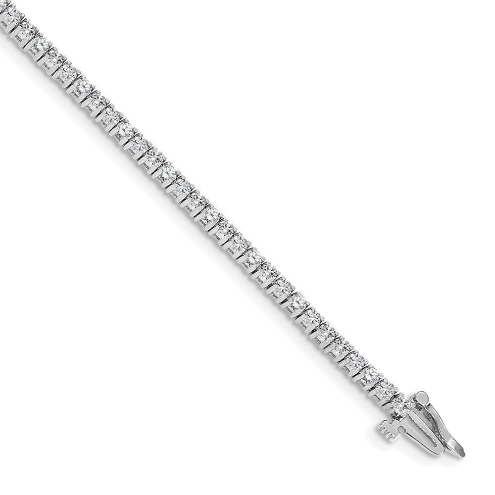 Holds 1.84 carat 66- Round Diamond 4-prong Tennis Bracelet Mounting - WBC
