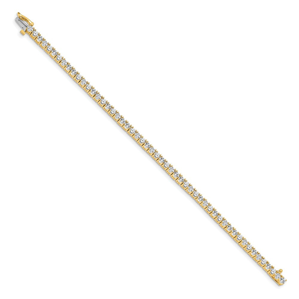 Holds 4.92 carat 52- Round Diamond 4-prong Tennis Bracelet Mounting - WBC