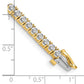 Holds 4.92 carat 52- Round Diamond 4-prong Tennis Bracelet Mounting - WBC